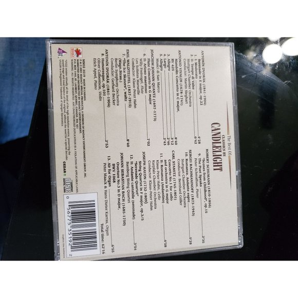 The Best of Classics by Candlelight CD May 2001 Madacy - Picture 5 of 6